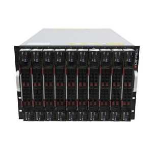 Supermicro SuperBlade SBE-720E-R90 with 10 x SBI-7228R-T2X Blades