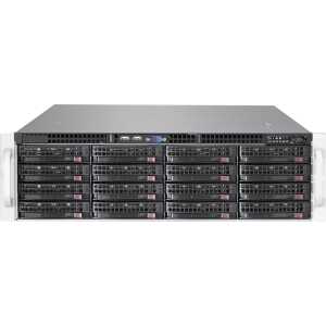 Supermicro SuperChassis 836BE2C-R1K03JBOD disk array Rack (3U) Black