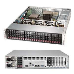 Supermicro SSG-2029P-ACR24H server barebone LGA 3647 (Socket P) Rack (2U) Black