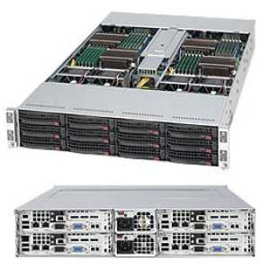 Supermicro SuperServer 6026TT-IBQF Intel® 5520 Socket B (LGA 1366) Rack (2U) Black
