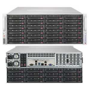 Supermicro SuperStorage Server 5049P-E1CTR36L Intel C622 LGA 3647 (Socket P) Rack (4U) Black