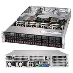 Supermicro SYS-2029U-E1CR4 server barebone Intel® C621 LGA 3647 (Socket P) Rack (2U) Black
