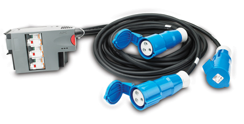 APC PDM2332IEC-3P30R-1 power distribution unit (PDU) , Blue