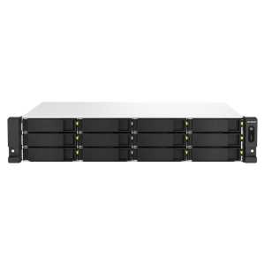 QNAP TS-1264U-RP NAS Rack (2U) LAN Aluminium,