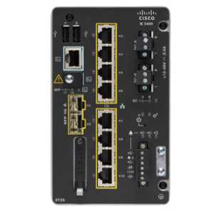 Cisco IE-3400-8T2S-E Industrial Network Switch